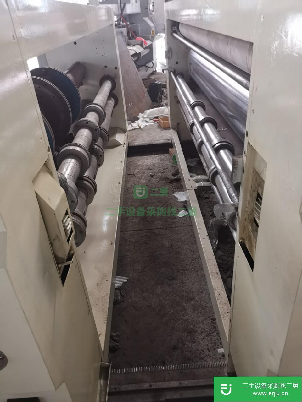 出售春云兩色水墨印刷開槽機轉讓紙箱印刷機械設備兩色印刷機