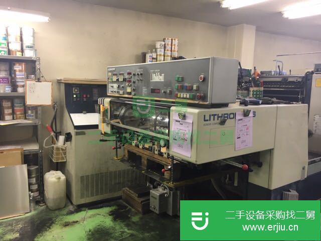 日本進口二手膠印機四開雙色小森L226