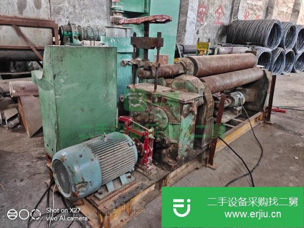 現貨出售二手實心國標W11-20*2000機械自動卷板機數臺