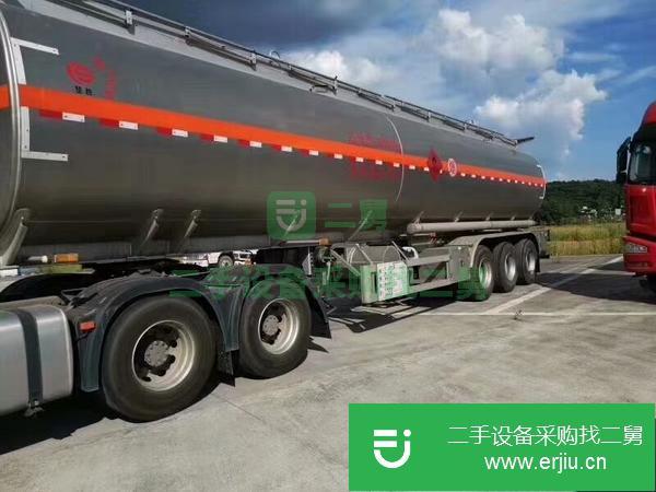 轉讓9.9成新二手解放半掛車處理