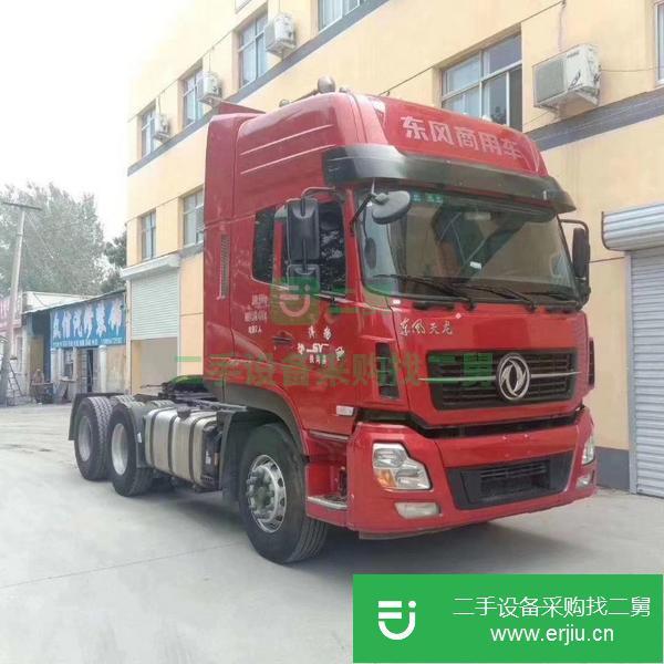 轉(zhuǎn)讓17年國五東風(fēng)天龍二手半掛牽引車420馬力450馬力原版車況