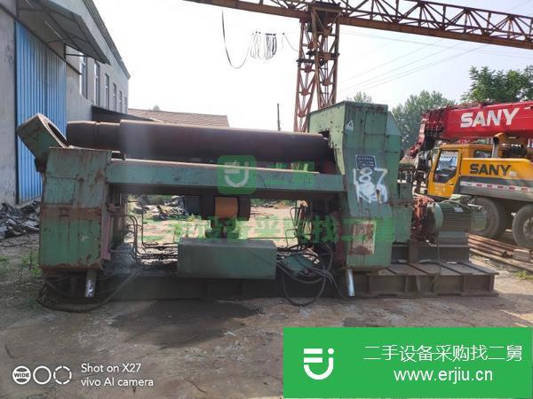 現貨出售二手正宗華魯W12-25*2500高強板四棍全自動卷板機