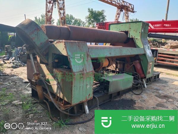 現貨出售二手正宗華魯W12-25*2500高強板四棍全自動卷板機