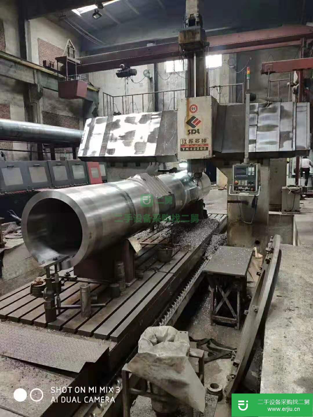 處理二手江蘇多棱TK42200數(shù)控龍門鏜銑床