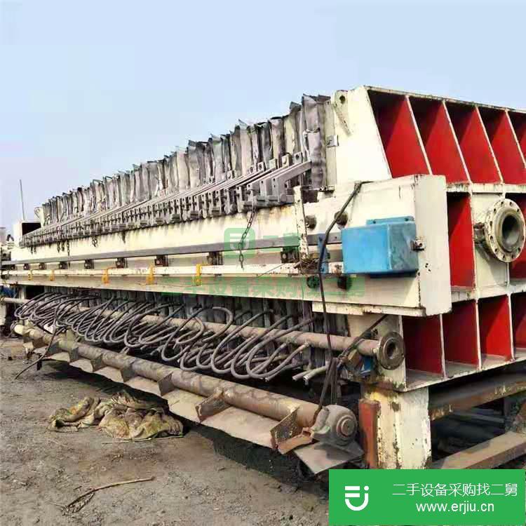 出售二手壓濾機 二手100-800平方景津壓濾機