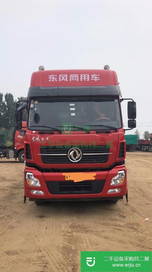 轉讓天龍450輕贏版帶13米直板不帶邊梁掛,半掛車
