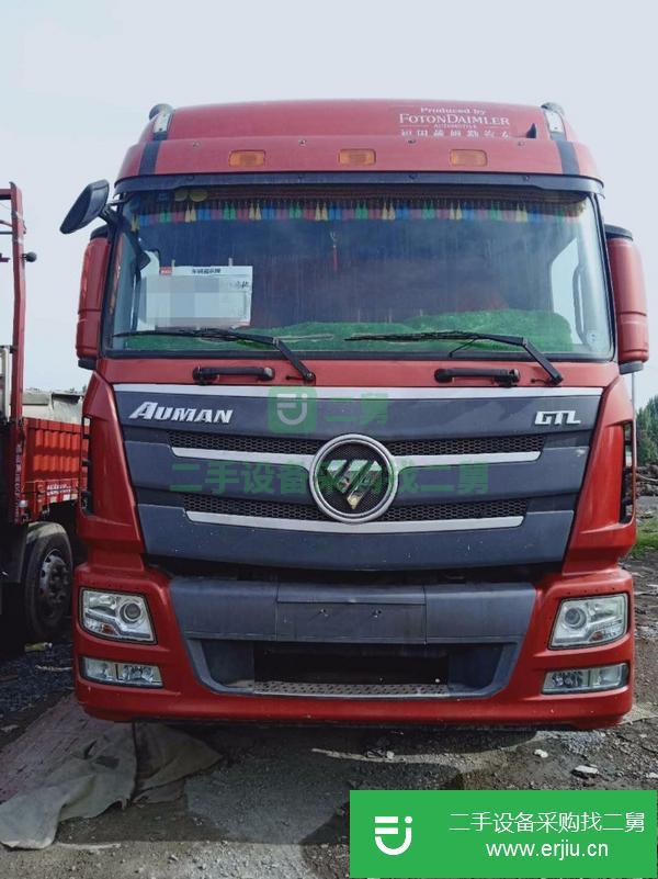轉(zhuǎn)讓處理15年二手歐曼高欄單車 310馬力 前四后八輪牽引車