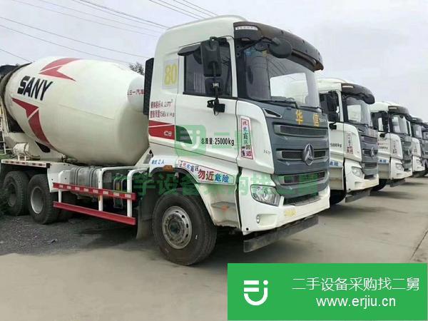轉讓國四陜汽德龍 福田歐曼 三一重工十四方攪拌車，可分期付款
