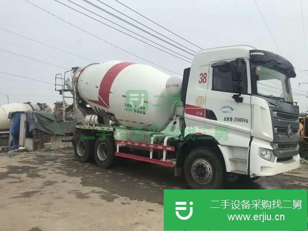 轉讓處理二手國五18年三一大12方攪拌車 二手混凝土攪拌罐車