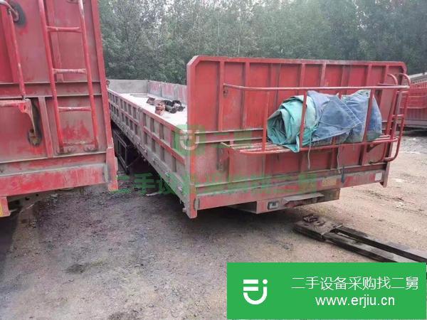 轉(zhuǎn)讓處理13米標(biāo)車自卸半掛車 原車原版