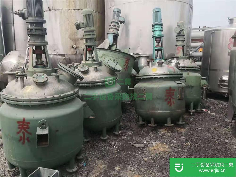 出售二手1000L不銹鋼電加熱反應釜