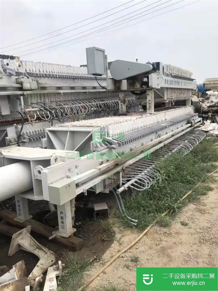 出售二手景津120平方程控隔膜壓濾機