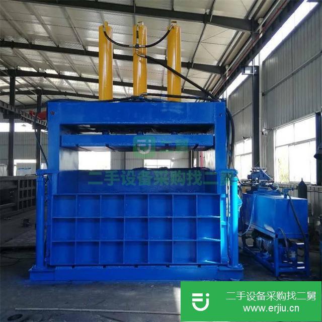 出售塑料瓶廢品壓包機 自推包雙缸液壓打包機