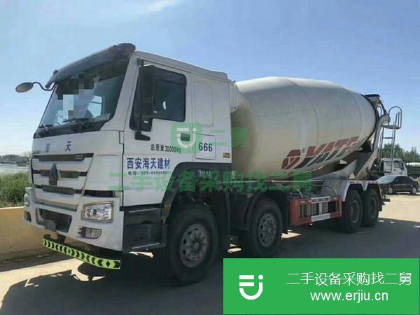 轉讓二手豪沃18年大20方攪拌車 可按揭 二手國五水泥攪拌罐車