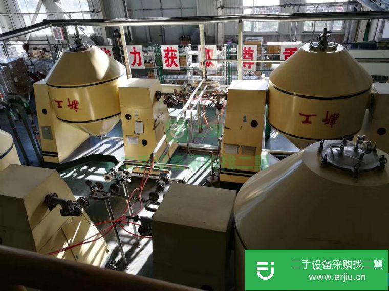 出售轉讓:二手搪瓷雙錐真空回轉干燥機