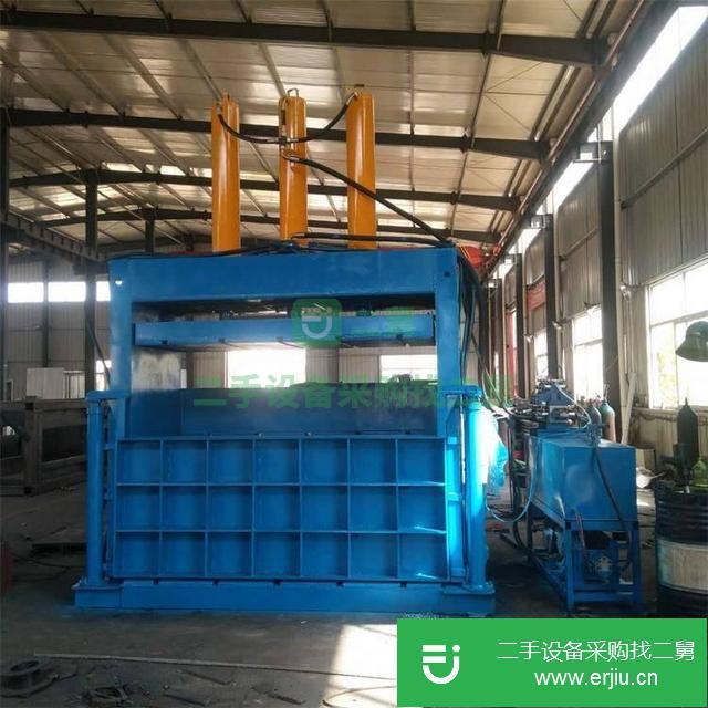 出售塑料瓶廢品壓包機 自推包雙缸液壓打包機
