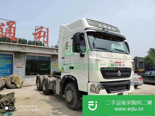 轉(zhuǎn)讓二手的17年6月豪沃T7，國(guó)五，540馬力牽引車(chē)。雙驅(qū)輕體