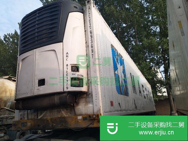 轉讓二手15米大鳳凰冷藏車  馬斯基二代箱子 揚州中集板子輕型掛