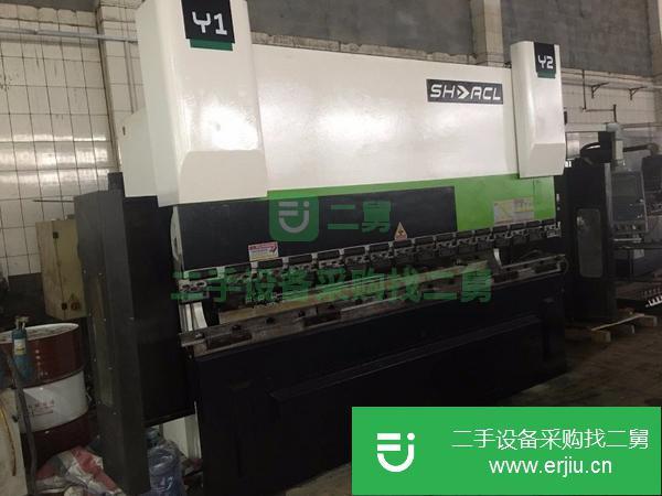 轉(zhuǎn)讓埃錫爾100tx3200mm電液伺服折彎機(jī)二手剪板激光切割機(jī)