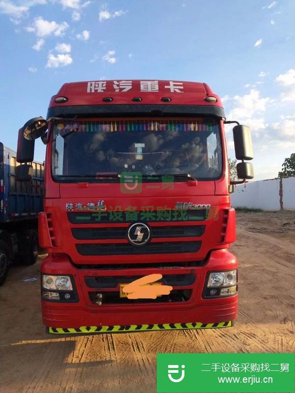 轉讓德龍375,雙驅,國五,原車原版,帶13米直板掛工程車