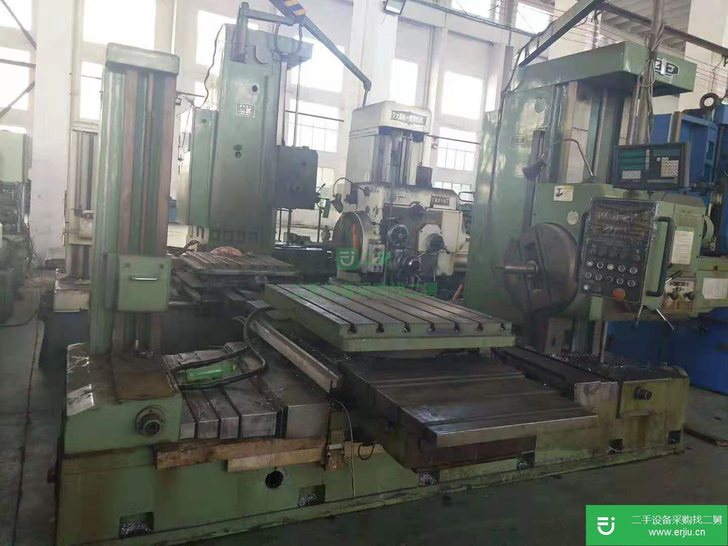 閑置不用賠本出售二手【中捷TPX6111B臥式銑鏜床】