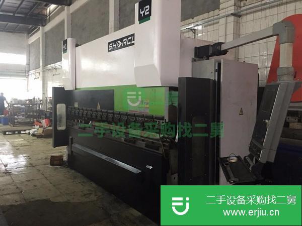 轉(zhuǎn)讓埃錫爾100tx3200mm電液伺服折彎機(jī)二手剪板激光切割機(jī)