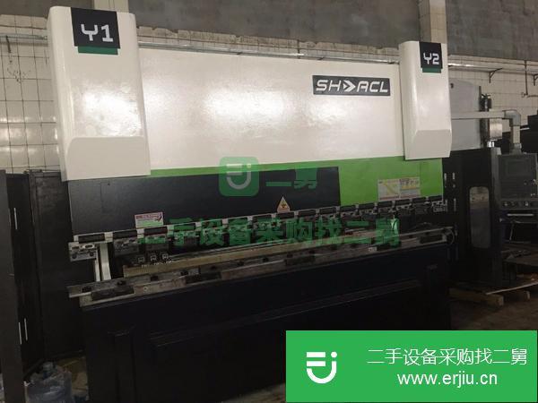 轉(zhuǎn)讓埃錫爾100tx3200mm電液伺服折彎機(jī)二手剪板激光切割機(jī)