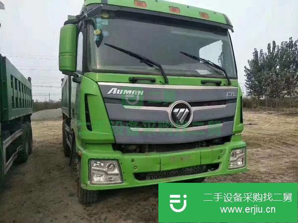 轉讓處理14年二手歐曼自卸車,國四排放,5米8大箱,336馬力,濰柴發動機