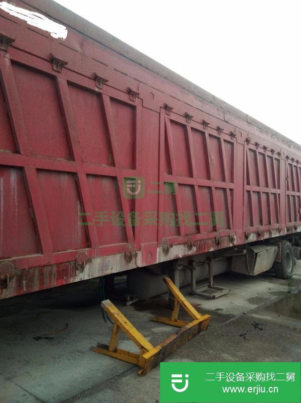急轉(zhuǎn)一批14米后翻半掛車 原車原版