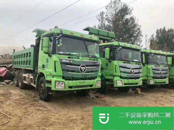 轉讓處理14年二手歐曼自卸車,國四排放,5米8大箱,336馬力,濰柴發動機