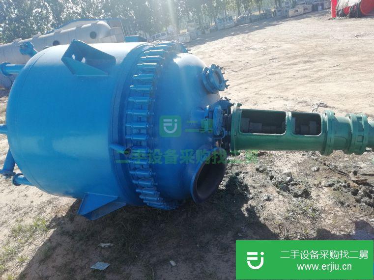 轉讓:二手搪瓷反應釜  電加熱搪瓷反應釜