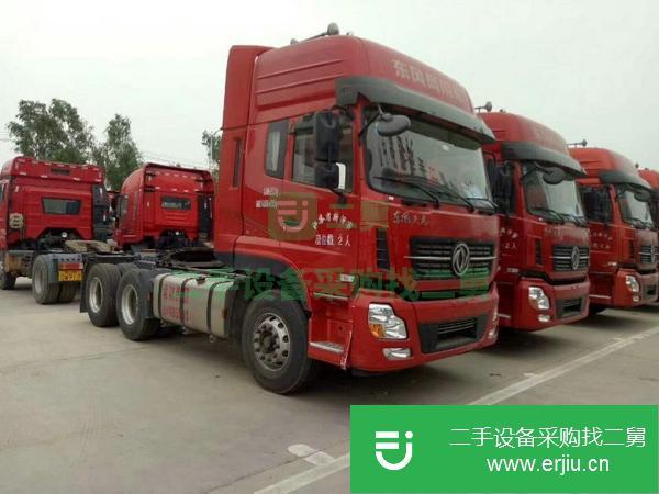 轉讓二手17年東風天龍雙驅牽引車420馬力國五車 原車手續 包提檔支持分期