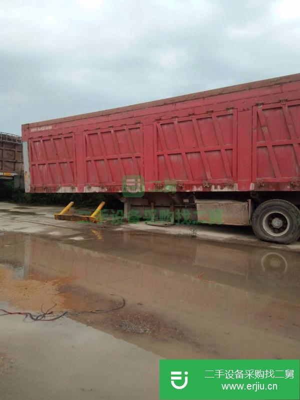 急轉(zhuǎn)一批14米后翻半掛車 原車原版