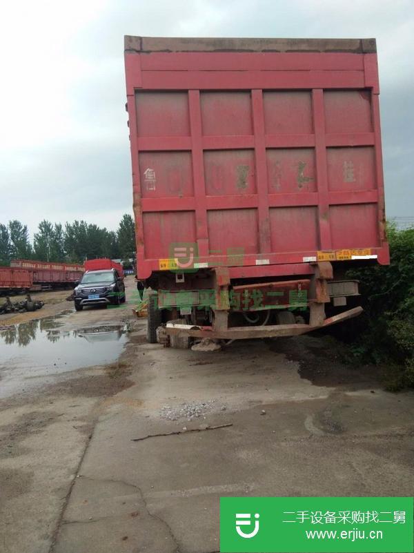 急轉(zhuǎn)一批14米后翻半掛車 原車原版