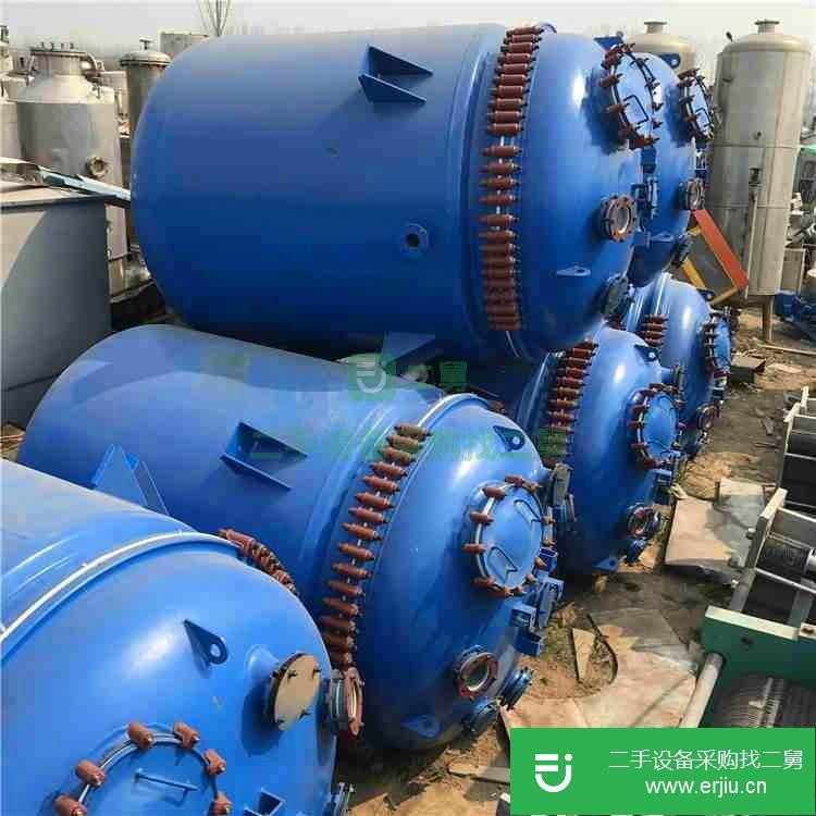 處理二手搪瓷反應釜 5噸 8噸搪瓷反應釜