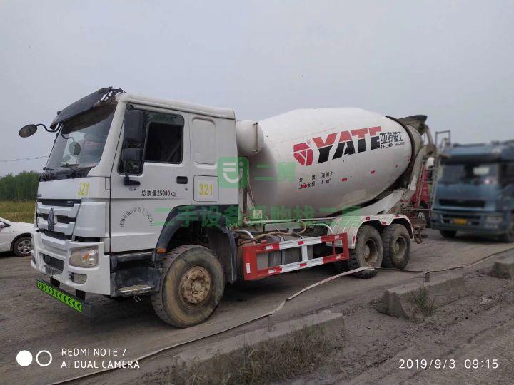 急售9成新混凝土攪拌罐車豪沃大14方唐山亞特上裝江蘇省南通市