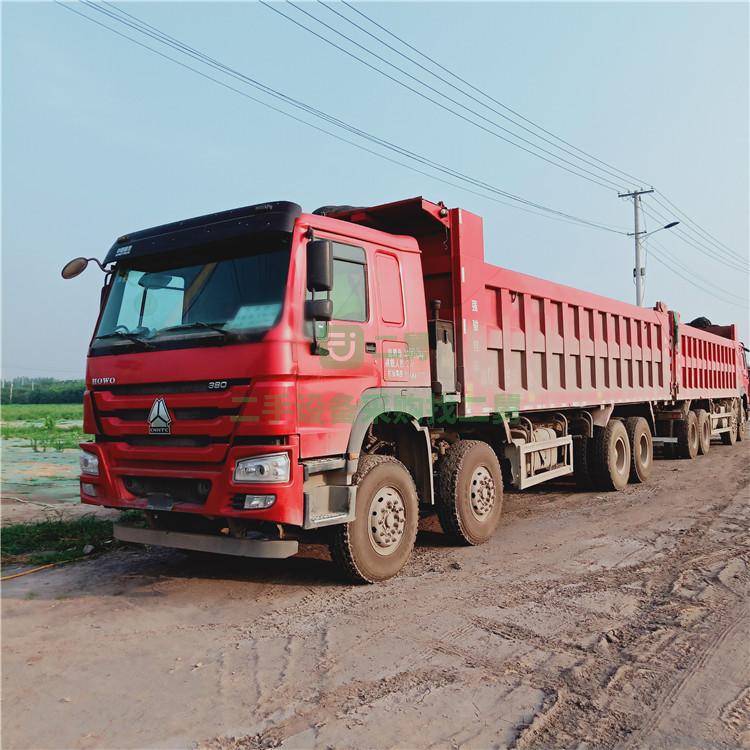 急售二手翻斗自卸車 豪沃前四后八自卸車