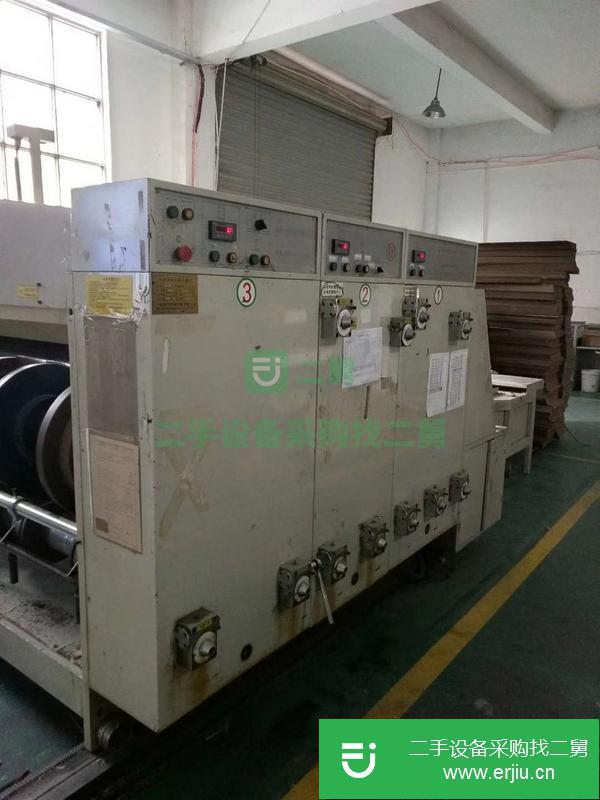 全國范圍整廠紙箱廠二手紙箱機械 雙色印刷開槽機 紙箱成型機