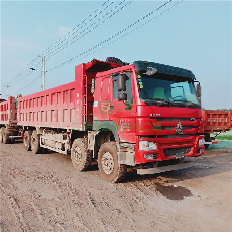急售二手翻斗自卸車 豪沃前四后八自卸車