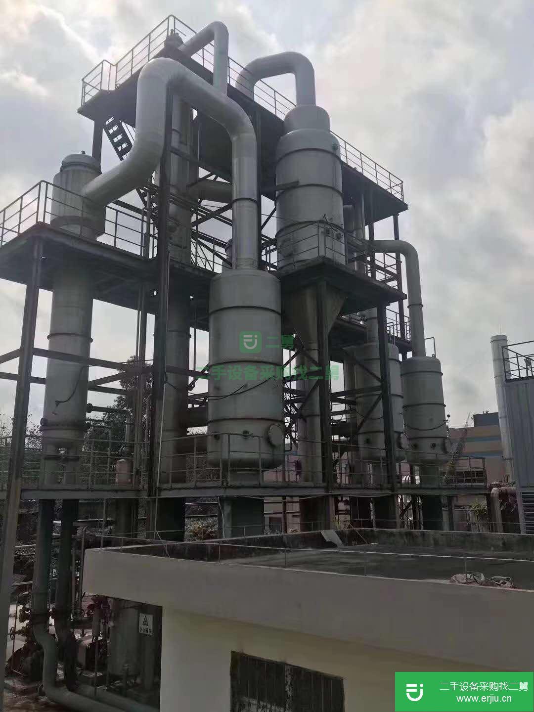 二手三效蒸發(fā)器 二手降膜蒸發(fā)器 的出售