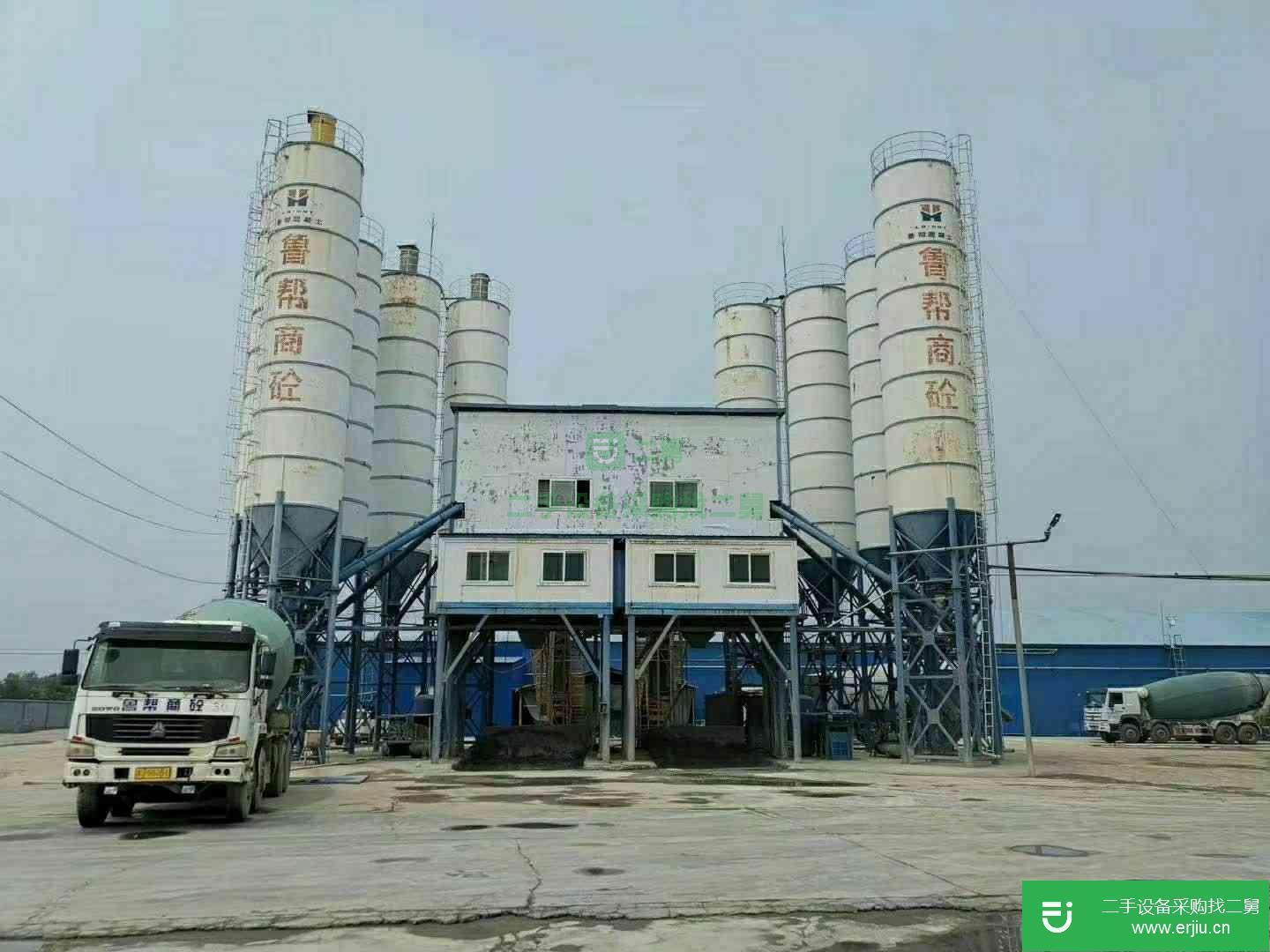出售二手攪拌站水泥倉