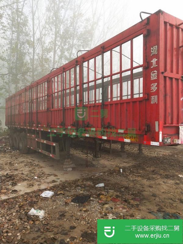 轉(zhuǎn)讓二手13米60標箱半掛車 價格不高 全國包提檔