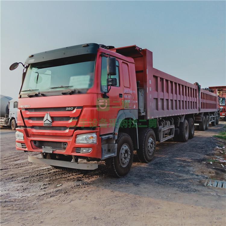 急售二手翻斗自卸車 豪沃前四后八自卸車