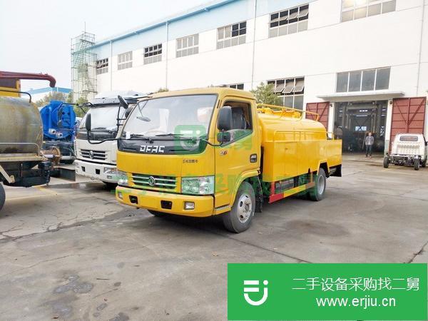 轉讓東風多利卡5方高壓清洗帶吸糞車