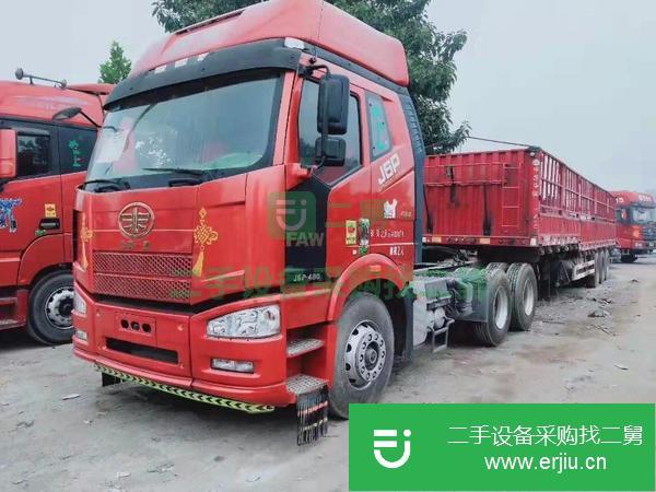 轉讓17年解放J6P牽引車    國五排放  460馬力