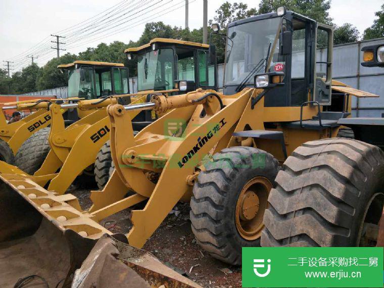 轉讓：低價出售二手裝載機 柳工龍工50裝載機側翻鏟車