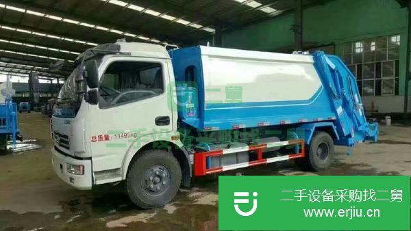 轉讓電動四輪垃圾車 勾臂車廂可卸式垃圾車  鉤臂式垃圾車