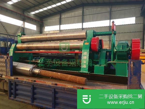 出售二手W11-16*2500對(duì)稱式機(jī)械自動(dòng)卷板機(jī)