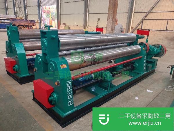 出售二手W11-16*2500對(duì)稱式機(jī)械自動(dòng)卷板機(jī)