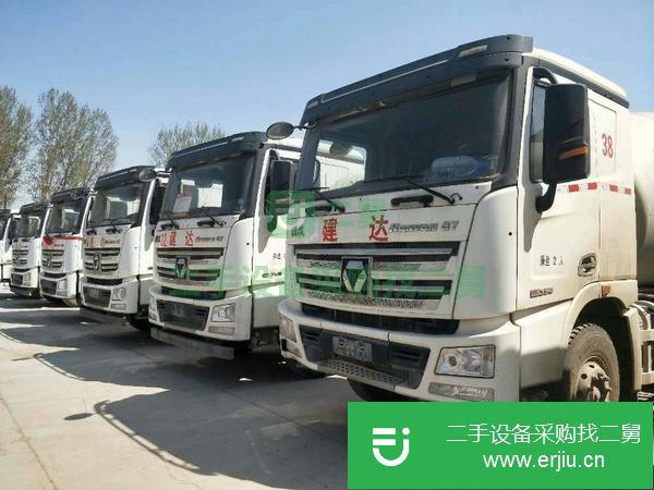 轉讓二手的徐工漢風國五大十二方336馬力攪拌車